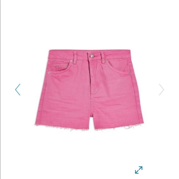 Shorts Nwt Pink Denim Mom Shorts Poshmark